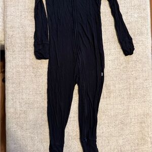 Little Sleepies Black Kids Pajama Footies